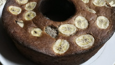 Bolo de banana low carb