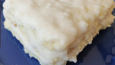 Bolo de coco sem glúten e sem açúcar 