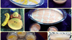 Mousse de salada de frutas