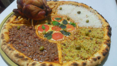Pizza de feijão do gustavo