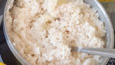 Arroz ao creme de leite