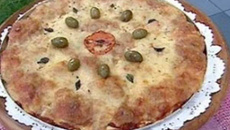 Pizza de pão de forma