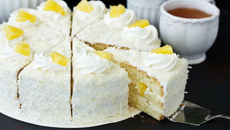 Recheio de abacaxi para bolos e tortas