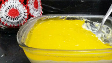 Gelado de abacaxi da Letícia