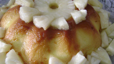 Flan refrescante de abacaxi