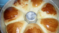 Pão caseiro simples