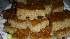 Bolo de banana e amaranto sem glúten