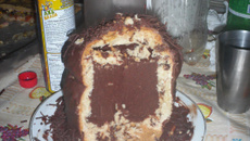 Panetone de chocolate trufado