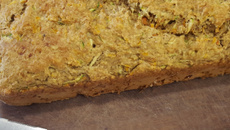 Pão integral de abobrinha com cenoura