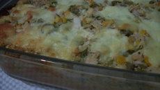 Torta de frango com queijo