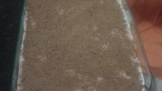 Creme de sorvete com chocolate