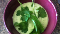 Sopa creme de rúcula deliciosa