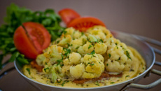 Couve-flor com frango