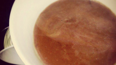 Chocolate quente com nutella