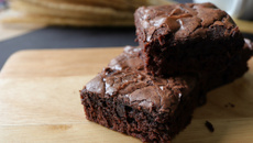 Brownie de chocolate na air fryer