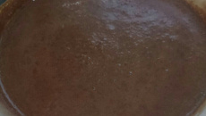 Chocolate consistente para recheio