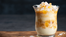 Sobremesa surpresa de abacaxi