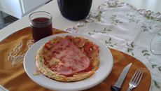 Omelete de sobra da Lilian