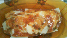 Empanado de frango à Parmegiana