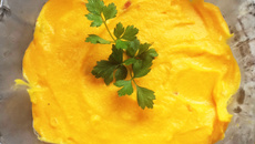 Purê de cenoura vegano