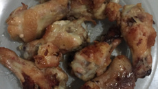 Frango à passarinho assado