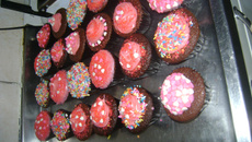 Cupcake de chocolate