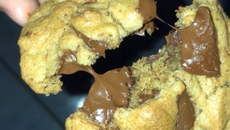 Cookies com chocolate 