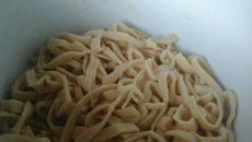 Massa de macarrão caseiro