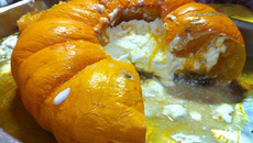 Moranga com creme de leite