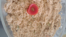 Carne de Siri ao leite de coco