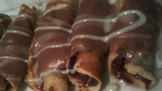 Panqueca de brigadeiro