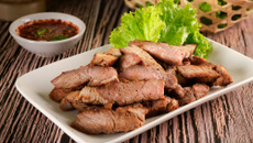 Carne de porco frita