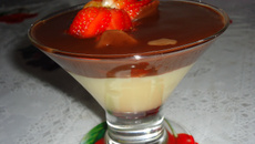 Sobremesa em camadas