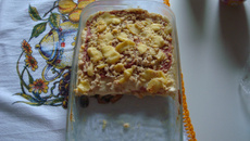 Lasanha de panqueca de frango