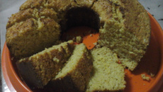 Bolo de milho com coco