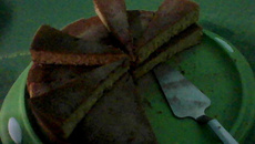 Bolo de milho sem lactose e sem gluten