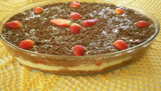 Pavê chá de panela