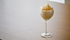 Canjica com amendoim