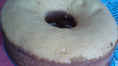 Bolo de fubá (massa cozida)