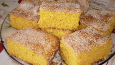 Bolo diet flocão de milho