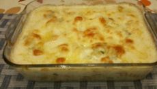 Batata aos queijos da Elaine