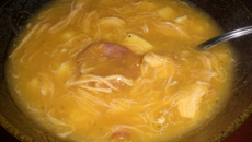 Sopa de mandioquinha