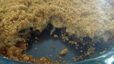 Torta crocante de abacaxi