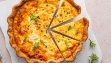 Quiche de ricota na air fryer