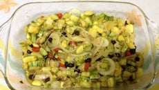 Salada de abobrinha ao forno