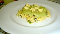 Massa verde com ricota light