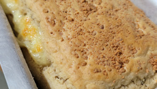 Torta salgada com farinha de aveia