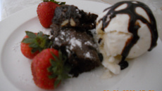 Tradicional brownie americano