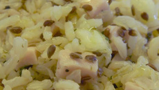 Salada Califórnia de arroz