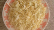 Salada de repolho e abacaxi